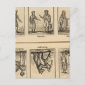 Kostüme Postkarte (Vorderseite)