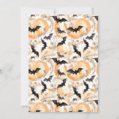 Kostüme und Cocktail-Halloween-Party Einladung (Rückseite)