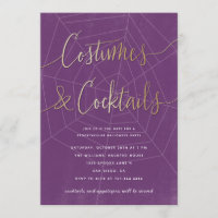 Kostüme und Cocktail-modernes Halloween-Party