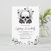 Kostüme und Cocktails Einladung für Erwachsene (Stehend Vorderseite)