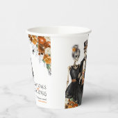 Kostüme und Cocktails Erwachsenes Halloween-Party Pappbecher (Links)