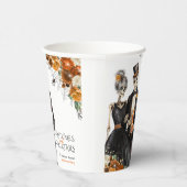 Kostüme und Cocktails Erwachsenes Halloween-Party Pappbecher (Rechts)