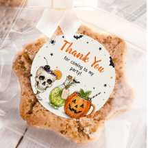 Kostüme und Cocktails Frohes Halloween Aufkleber