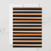 Kostüme und Cocktails Halloween-Party Einladung (Rückseite)