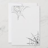 Kostüme und Cocktails Halloween-Party Einladung (Rückseite)