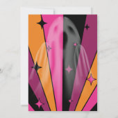 Kostüme und Cocktails Halloween-Party Einladung (Rückseite)