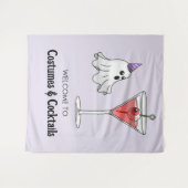 Kostüme und Cocktails Party Wandteppich (Vorderseite (Horizontal))