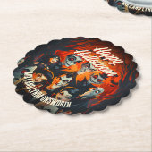 Kostüme und Cocktails Vintages Halloween-Party Untersetzer (angewinkelt)