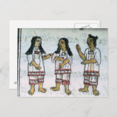 Kostüme von Frauen Postkarte (Vorne/Hinten)