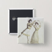 Kostümentwurf für ein Ballett Button (Vorne & Hinten)