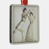 Kostümentwurf für ein Ballett Silbernes Ornament (Rechts)