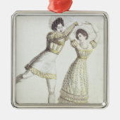 Kostümentwurf für ein Ballett Silbernes Ornament (Vorne)