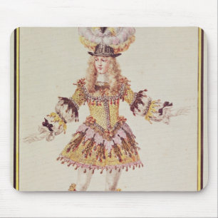Kostümentwurf für männlichen Tänzer, c.1660 Mousepad