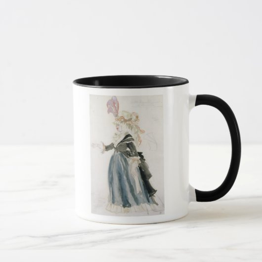 Kostümentwurf für "Misa Sert" als 'Une Tasse (Rechts)