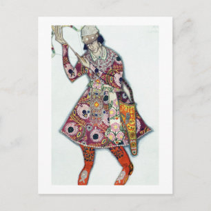 Kostümgestaltung für den Tsarevitch, aus dem Fireb Postkarte