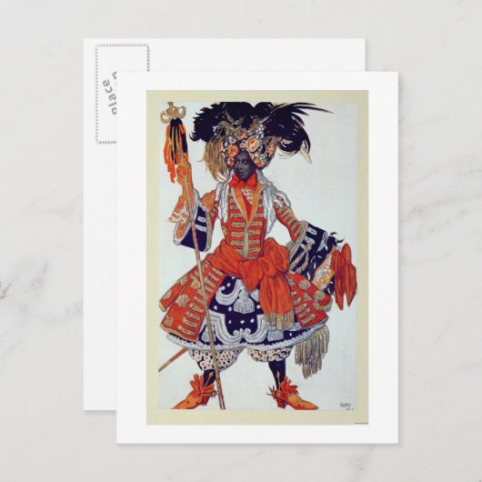 Kostümgestaltung für die Königin-Garde, von Sleepi Postkarte (Vorne/Hinten)