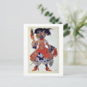 Kostümgestaltung für die Königin-Garde, von Sleepi Postkarte (Stehend Vorderseite)