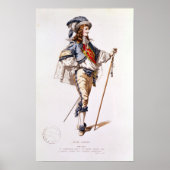 Kostümgestaltung für "Don Juan" von Moliere Poster (Vorne)