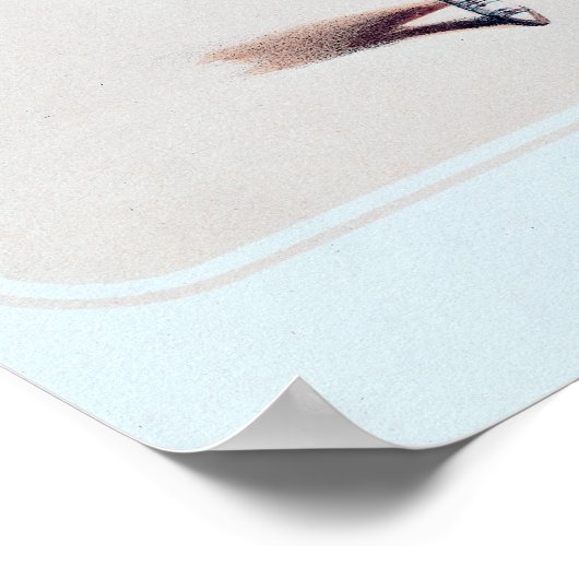 Kostümgestaltung für ein Harlequin, c.1880 Poster (Ecke)