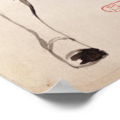 Kostümgestaltung für einen Acrobat Poster (Ecke)