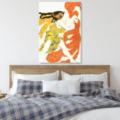 Kostümgestaltung für einen Bacchante in 'Narcisse' Leinwanddruck (Insitu (Schlafzimmer))