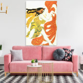 Kostümgestaltung für einen Bacchante in 'Narcisse' Leinwanddruck (Insitu (Wohnzimmer))