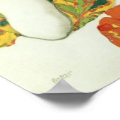 Kostümgestaltung für einen Bacchante in 'Narcisse' Poster (Ecke)