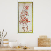 Kostümgestaltung für Karussell, c.1662 Poster (Küche)