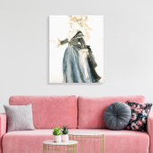 Kostümgestaltung für "Misa Sert" als "Une Dame de Leinwanddruck (Insitu (Wohnzimmer))