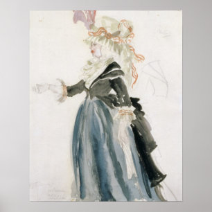 Kostümgestaltung für "Misa Sert" als "Une Dame de Poster
