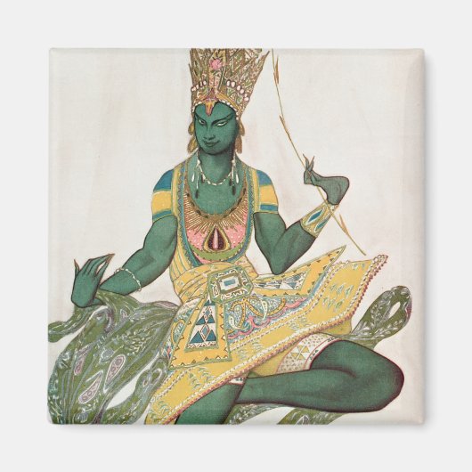 Kostümgestaltung für Nijinsky als "Blauer Gott" Magnet (Vorne)