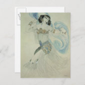 Kostümgestaltung für Salome Postkarte (Vorne/Hinten)
