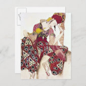 Kostümgestaltung von Nijinsky im Ballett 'La Postkarte (Vorne/Hinten)