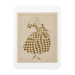 Kostümieren Sie Entwurf für Columbine, von der Magnet