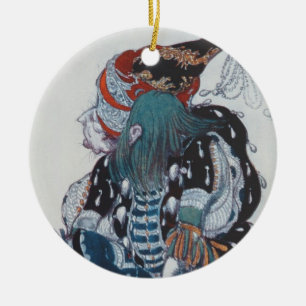 Kostümieren Sie Entwurf für den Pageboy der bös Keramikornament