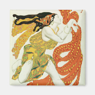 Kostümieren Sie Entwurf für einen Bacchante in Magnet