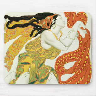 Kostümieren Sie Entwurf für einen Bacchante in Mousepad