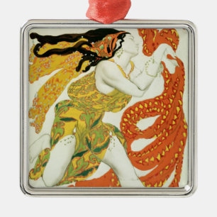 Kostümieren Sie Entwurf für einen Bacchante in Ornament Aus Metall