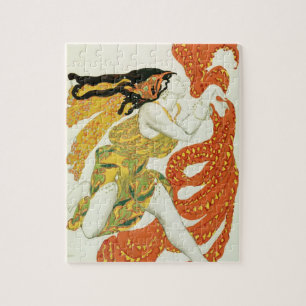 Kostümieren Sie Entwurf für einen Bacchante in Puzzle