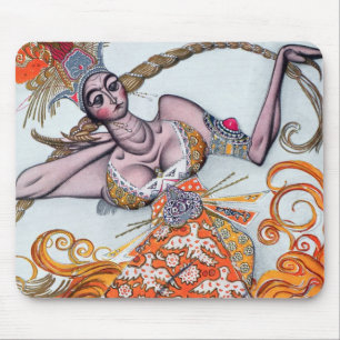 Kostümieren Sie Entwurf für einen Pas de Deux, d Mousepad