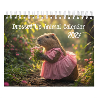 Kostümierter Tierkalender 2027 Kalender