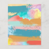 Kostümkleid für ein Schlamassel Kinder Kunstmalere (Rückseite)