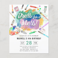 Kostümkleid für ein Schlamassel Kinder Kunstmalere