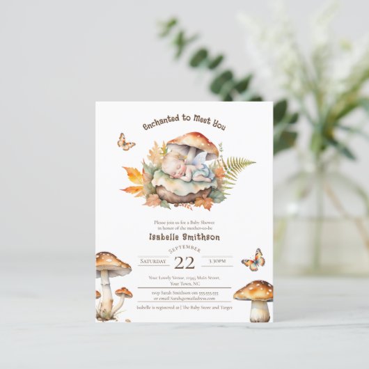 Kostümliche Fairy Fall Woodland Babydusche (Stehend Vorderseite)