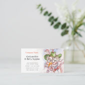 Kostümmiete und Party - Geschäftskarte Visitenkarte (Stehend Vorderseite)