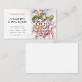 Kostümmiete und Party - Geschäftskarte Visitenkarte (Vorne/Hinten)