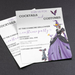 Kostümparty Halloween Cocktail Prinzessin Hexe