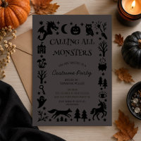 Kostümparty zum Halloween-Fest 'Alle Monster komme