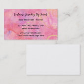 Kostümschmuck Maker Visitenkarten Visitenkarte (Vorne/Hinten)