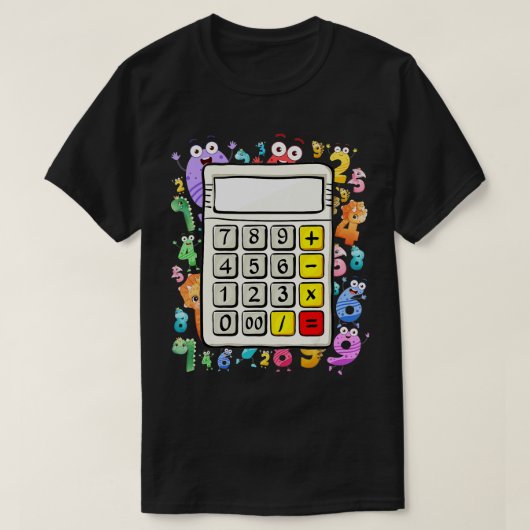 Kostümvorstellung für Kinder Math Day Dinosa T-Shirt (Design vorne)